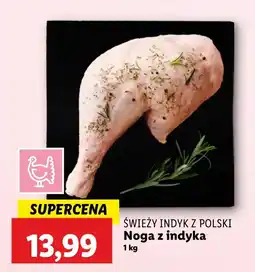Lidl Noga z indyka Świeży indyk z Polski oferta