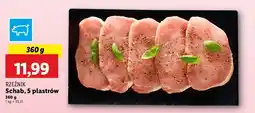 Lidl Schab, 5 plastrów Rzeźnik oferta