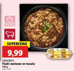 Lidl Flaki wołowe w rosole Smakmak oferta