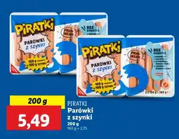 Lidl Parówki z szynki Piratki oferta