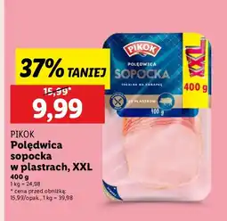 Lidl Polędwica sopocka w plastrach XXL PIKOK oferta