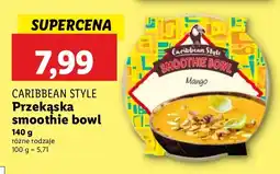Lidl Przekąska smoothie bowl CARIBBEAN STYLE oferta