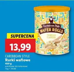 Lidl Rurki waflowe CARIBBEAN STYLE oferta