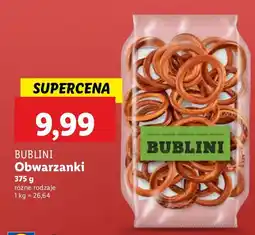 Lidl Przekąska Obwarzanki Bublini oferta