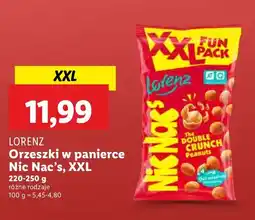 Lidl Orzeszki w panierce Nic Nac's XXL Lorenz oferta