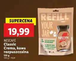 Lidl Kawa rozpuszczalna Nescafe Classic Crema oferta