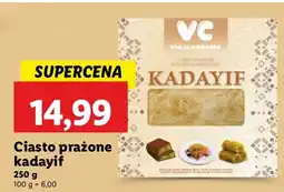 Lidl Ciasto prażone kadayif VC oferta