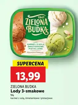 Lidl Lody 3-smakowe Zielona Budka oferta