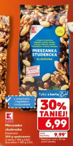 Kaufland Mieszanka studencka klasyczna K-Classic oferta
