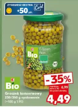 Kaufland Groszek Bio konserwowy K-Bio oferta