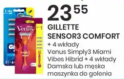 Sekret Urody GILLETTE SENSOR3 COMFORT oferta