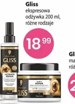 Sekret Urody Gliss ekspresowa odżywka, różne rodzaje oferta