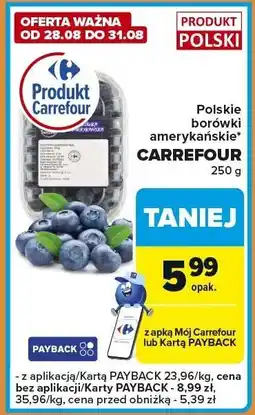 Carrefour Express Borówki amerykańskie Carrefour oferta