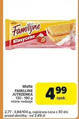 Carrefour Express Wafle Familijne Jutrzenka różne rodzaje oferta