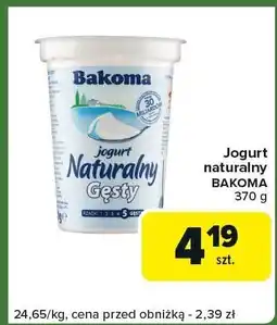 Carrefour Express Jogurt naturalny Bakoma oferta