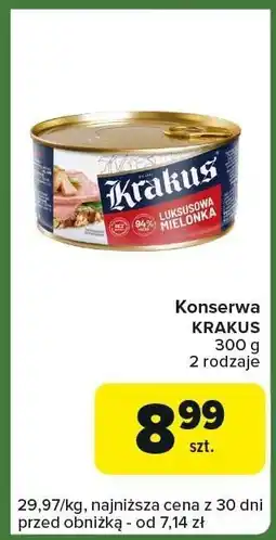 Carrefour Express Konserwa Krakus oferta