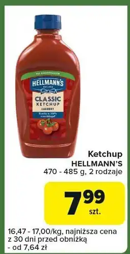 Carrefour Express Ketchup Hellmann's oferta