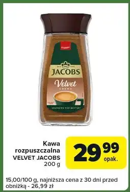 Carrefour Express Kawa rozpuszczalna Velvet Jacobs oferta