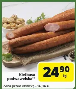 Carrefour Express Kiełbasa podwawelska Carrefour oferta