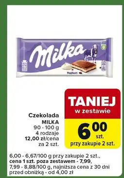 Carrefour Express Czekolada Milka oferta