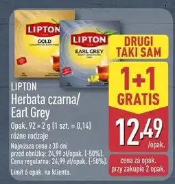 ALDI Herbata Lipton czarna/Earl Grey oferta