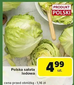 Carrefour Express Sałata lodowa Carrefour oferta