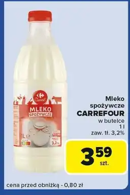 Carrefour Express Mleko spożywcze Carrefour oferta