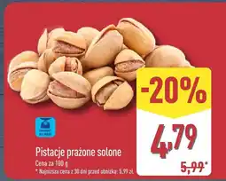 ALDI Pistacje prażone solone Aldi oferta