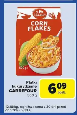 Carrefour Express Płatki kukurydziane Carrefour oferta
