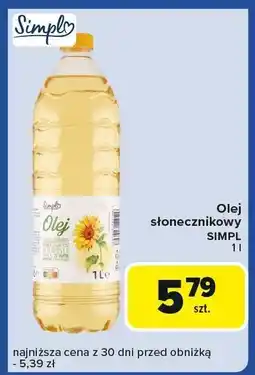 Carrefour Express Olej słonecznikowy Simpl oferta
