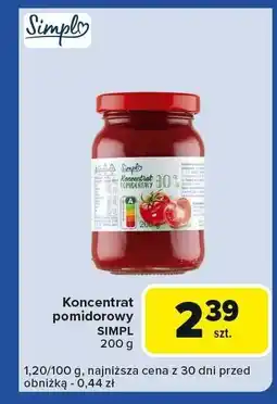 Carrefour Express Koncentrat pomidorowy Simpl oferta
