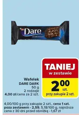 Carrefour Express Wafelek Dare Dark oferta