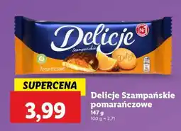 Lidl Delicje szampańskie pomarańczowe oferta