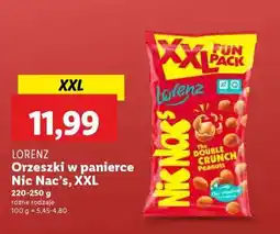 Lidl LORENZ Orzeszki w panierce Nic Nac’s, XXL oferta