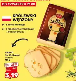 Kaufland SIERPC Ser Królewski wędzony 100 g oferta