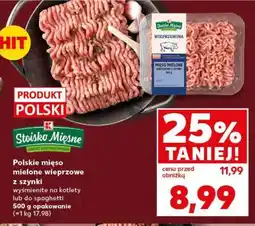 Kaufland Polskie mięso mielone wieprzowe z szynki oferta