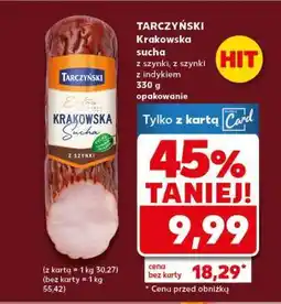 Kaufland TARCZYŃSKI Krakowska sucha oferta