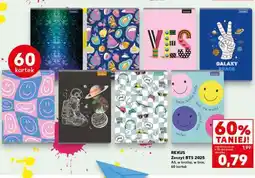 Kaufland REXUS Zeszyt BTS 2025 oferta