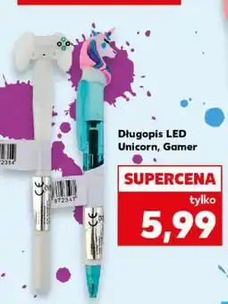 Kaufland Długopis LED Unicorn Gamer oferta