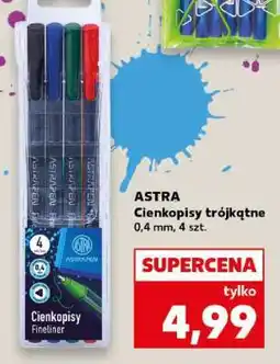Kaufland ASTRA Cienkopisy trójkątne oferta