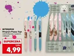 Kaufland INTERDRUK Długopis Puppy Sign oferta