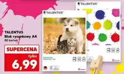 Kaufland TALENTUS Blok rysunkowy A4 80 kartek oferta