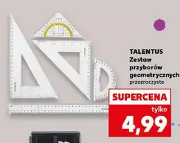 Kaufland TALENTUS Zestaw przyborów geometrycznych przezroczyste oferta