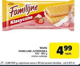 Globi Wafle Familijne Jutrzenka truskawkowo-śmietankowe oferta