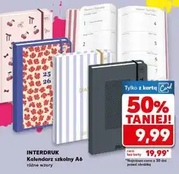 Kaufland INTERDRUK Kalendarz szkolny A6 oferta
