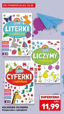 Kaufland KOLOROWA AKADEMIA Książeczka z naklejkami oferta