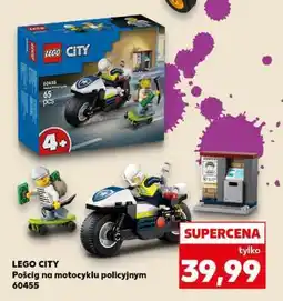 Kaufland LEGO CITY Pościg na motocyklu policyjnym 60455 oferta
