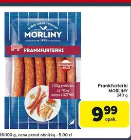 Globi Parówki frankfurterki Morliny oferta