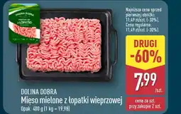 ALDI Dolina dobra mięso mielone z łopatki wieprzowej oferta