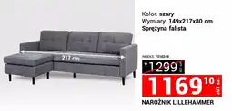 Merkury Market NAROŻNIK LILLEHAMMER oferta